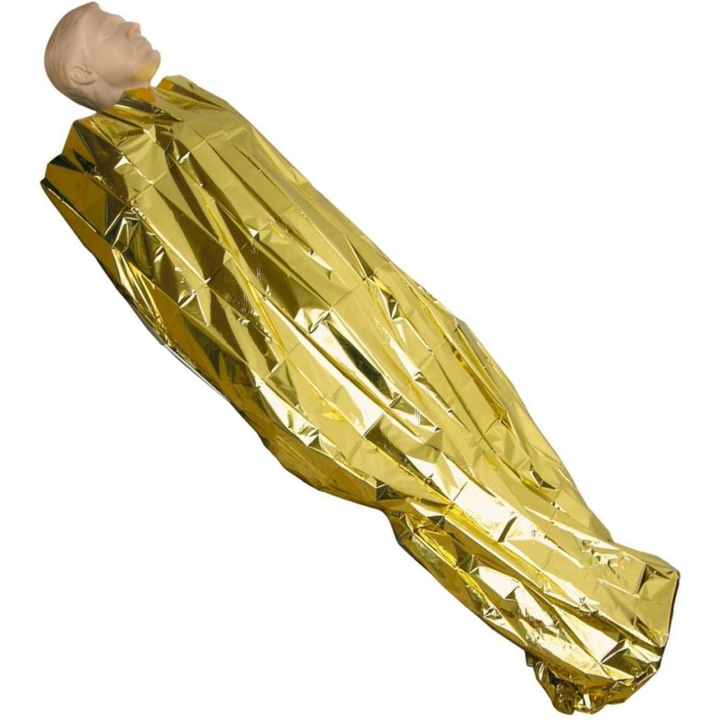 Couverture De Survie Mylar – Or/Argent – Premiers Secours, Camping, Militaire